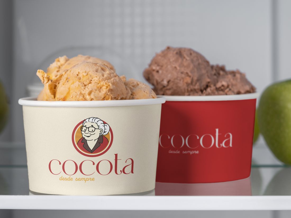 Copinhos de gelato da Cocota